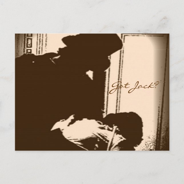 Jack the Ripper themed postcard (Front)