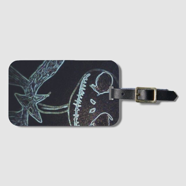 jack the skilington luggage tag (Front Horizontal)