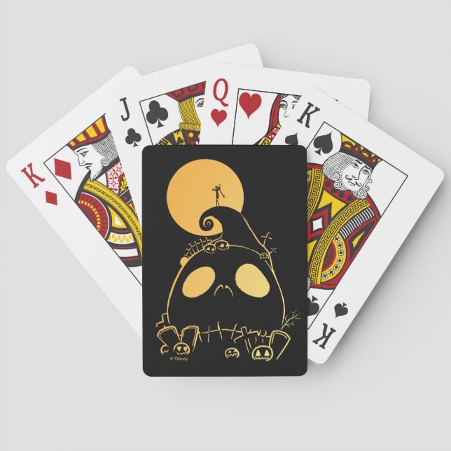 Jack Themed Spiral Hill Playing Cards (Back)