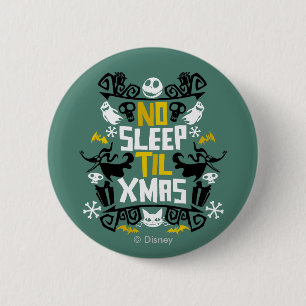 Jack & Zero - No Sleep 'Til Xmas 2 Inch Round Button