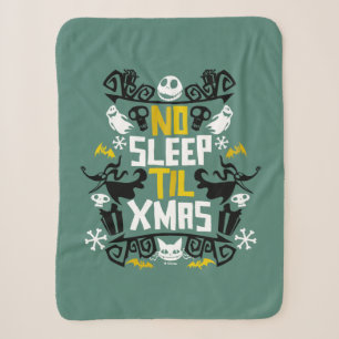 Jack & Zero - No Sleep 'Til Xmas Sherpa Blanket