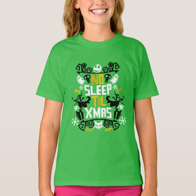 Jack & Zero - No Sleep 'Til Xmas T-Shirt (Front)
