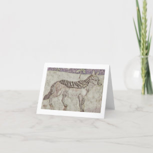 Jackal Thank You Card
