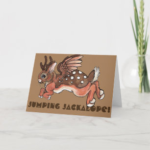 Jackalope Hoppy Birthday! Card