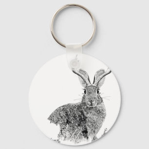 Jackalope Keychain