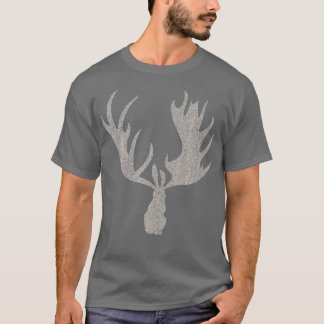 Jackalope Rabbit with Moose Antlers T-Shirt