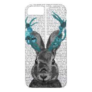 Jackalope with Turquoise Antlers Case-Mate iPhone Case