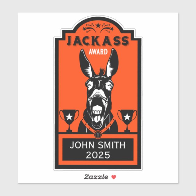 Jackass Award (Sheet)