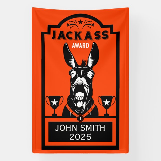 Jackass Award Banner (Vertical)