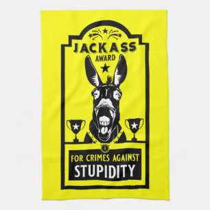 Jackass Award Kitchen Towel