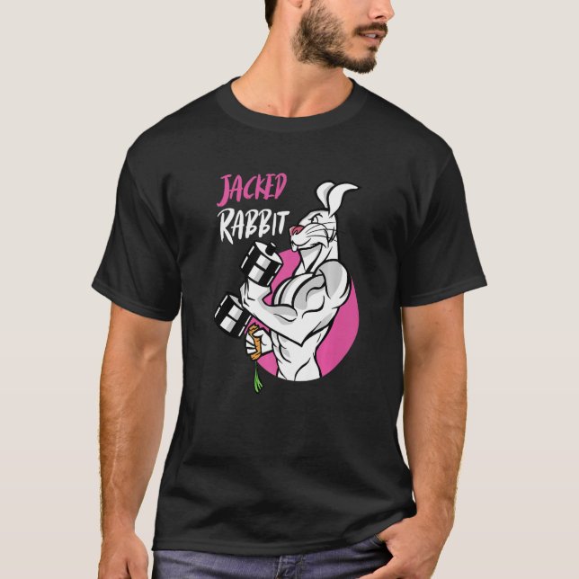 Jacked Rabbit Gym Rabbit Jumpy Rabbits Premium T-Shirt (Front)