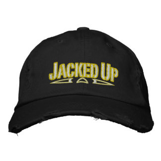 Jacked Up Distressed Chino Twill Cap