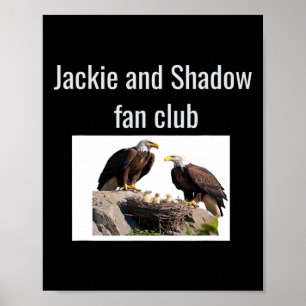 Jackie And Shadow Fan Club Eagles _1  Poster