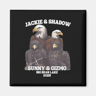 Jackie And Shadow Sunny And Gator Big Bear Lake 20 Magnet