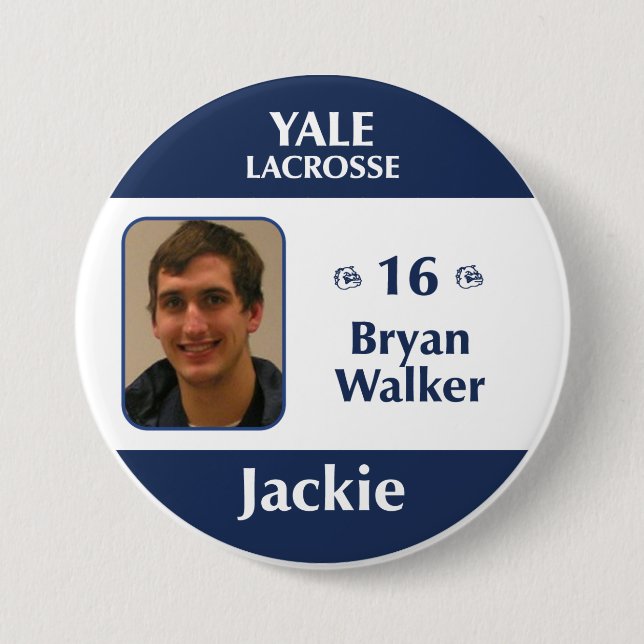 Jackie - Bryan Walker 3 Inch Round Button (Front)