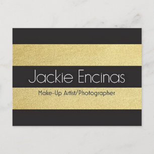 Jackie Encinas Makeup Artist & Photographer Postcard