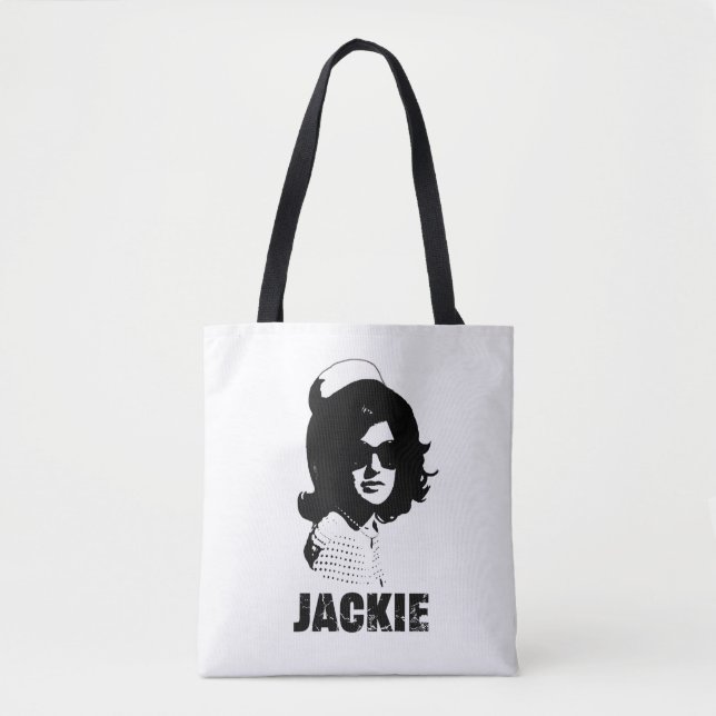 Jackie Jacqueline Kennedy Revolutionary Style Icon Tote Bag (Front)