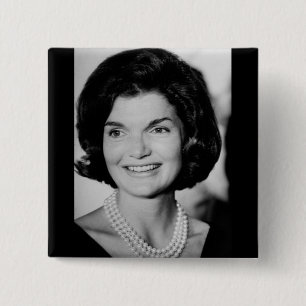 Jackie Kennedy 2 Inch Square Button
