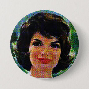 Jackie Kennedy 3 Inch Round Button