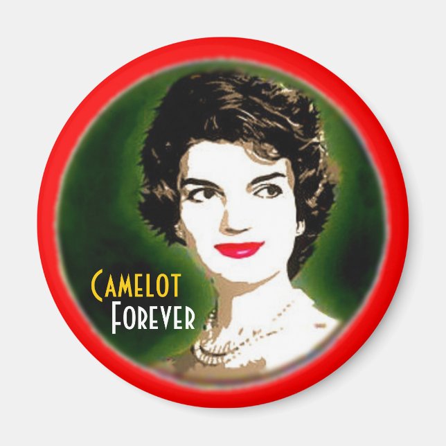 Jackie Kennedy magnet (Front)