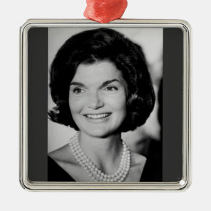 Jackie Kennedy Metal Ornament