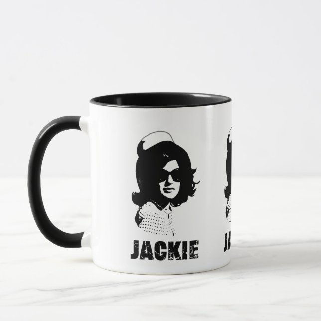 Jackie Kennedy Revolutionary Style Graphic Mug (Left)