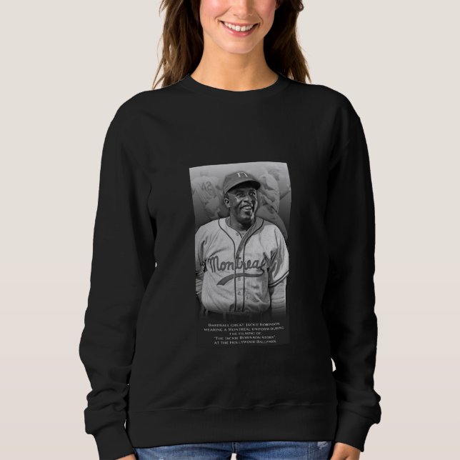 Jackie Robinson_Baseball_030 Sweatshirt (Front)