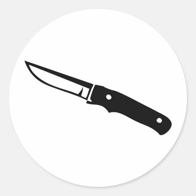 jackknife classic round sticker (Front)
