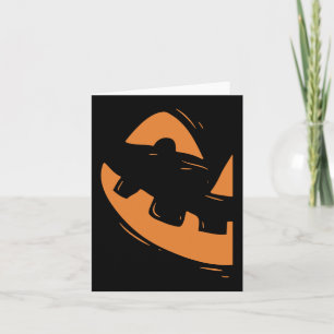 JackOLantern Halloween Pumpkin Unicorn Girl Toddle Card