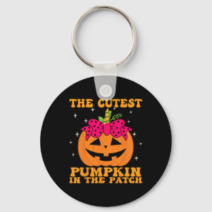 Jackolantern Halloween Pumpkin Unicorn Girl Toddle Keychain