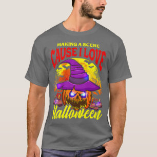 JackOLantern Pumpkin TrickOrTreating For Candy Hal T-Shirt