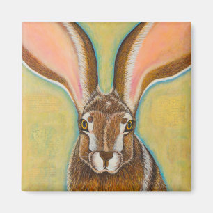 Jackrabbit desert magnet
