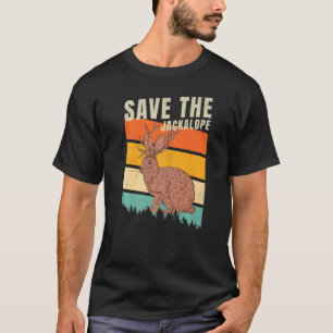 Jackrabbit Desert Mountain Cactus Believe Save The T-Shirt