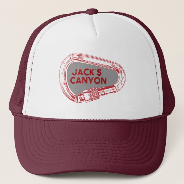 Jack's Canyon Climbing Carabiner Trucker Hat (Front)