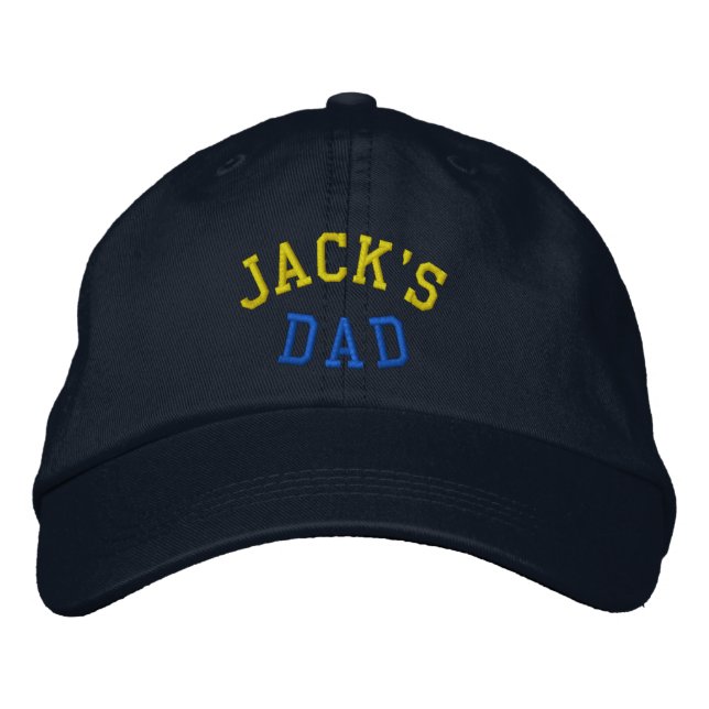 Jack's DAD Embroidered Hat (Front)