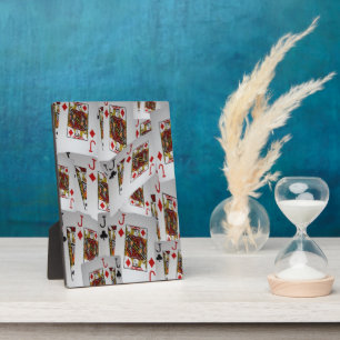 Jacks Poker Cards Scattered And Layered, Plaque