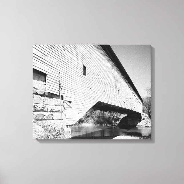 Jackson Covered Bridge Canvas Print (Front)