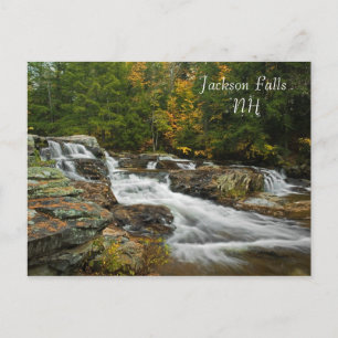 Jackson Falls, carte postale NH
