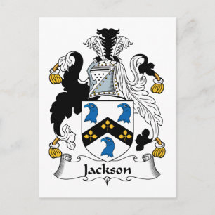 Jackson Family Crest Postcard