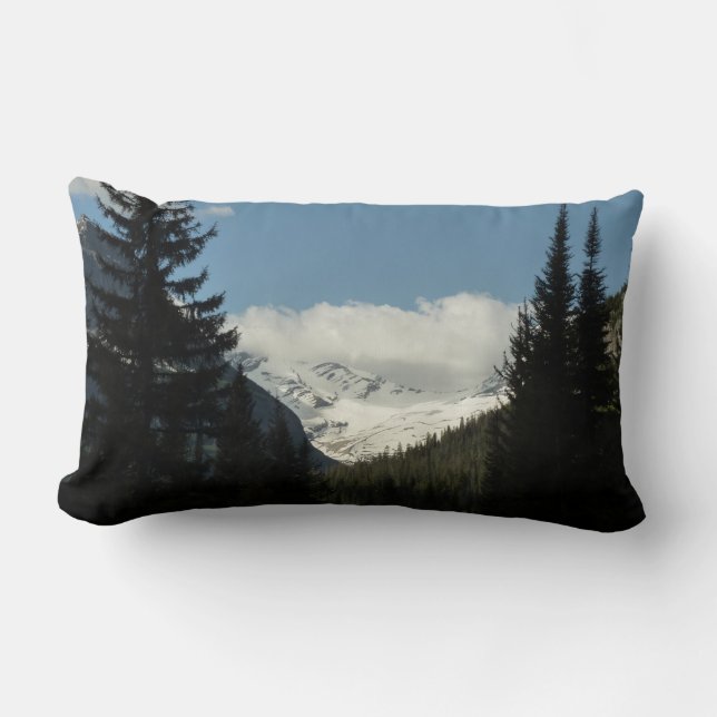 Jackson Glacier Overlook at Glacier National Park Lumbar Pillow (Front)