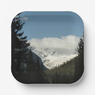 Jackson Glacier Overlook at Glacier National Park Paper Plate