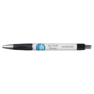 Jackson Hewitt Blue Monogram Pen
