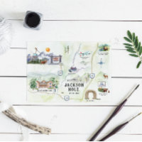 Jackson Hole | Carte de mariage de destination