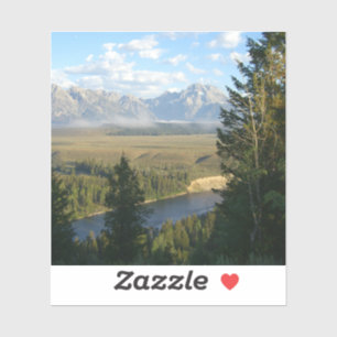 Jackson Hole Mountains and River