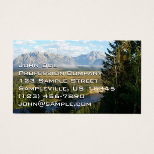 Jackson Hole Mountains et River