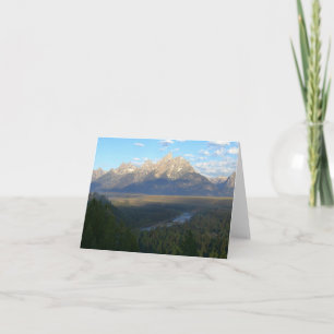 Jackson Hole Mountains (Grand Teton National Park) Card