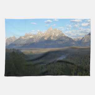 Jackson Hole Mountains (Grand Teton National Park) Kitchen Towel