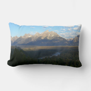 Jackson Hole Mountains (Grand Teton National Park) Lumbar Pillow