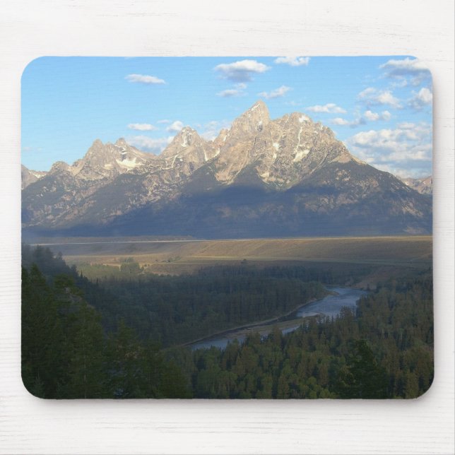 Jackson Hole Mountains (Grand Teton National Park) Mouse Pad (Front)