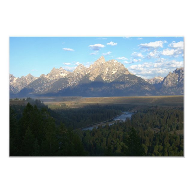 Jackson Hole Mountains (Grand Teton National Park) Photo Print (Front)